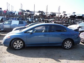 2008 HONDA CIVIC LX LIGHT BLUE 4DR 1.8L VTEC AT A18806